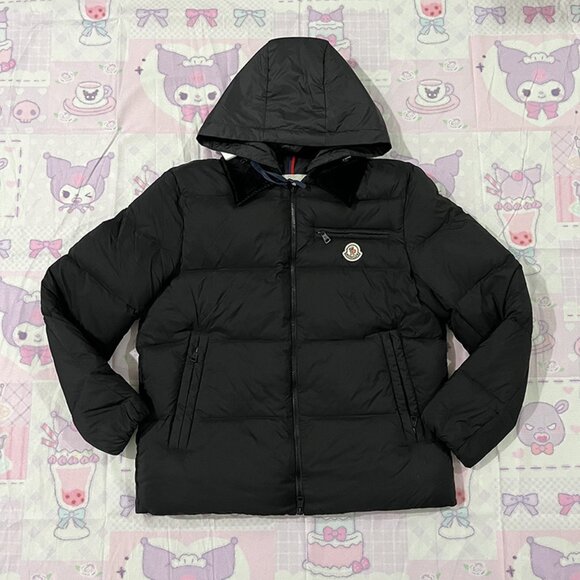 Moncler Black Down Jacket - Picture 1 of 8